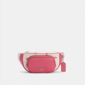 Coach Court Belt Bag Fanny Pack with Popsicle Print